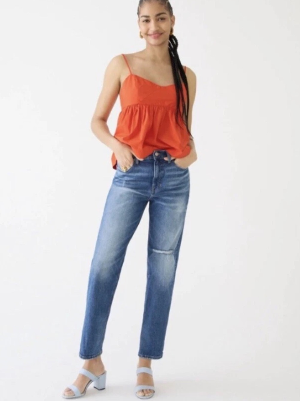 J. Crew High-rise '90s classic straight-fit jean in Vesey Street wash